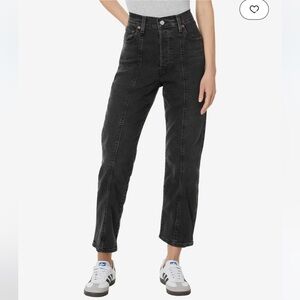 Levi’s Ribcage straight seamed ankle jeans
